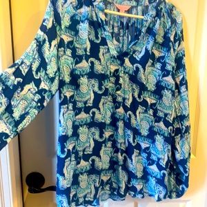 EUC Lilly Pulitzer long sleeve blouse.